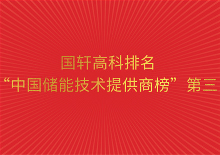 《儲能產(chǎn)業(yè)研究白皮書2020》正式發(fā)布  國軒高科排名“中國儲能技術提供商榜”第三