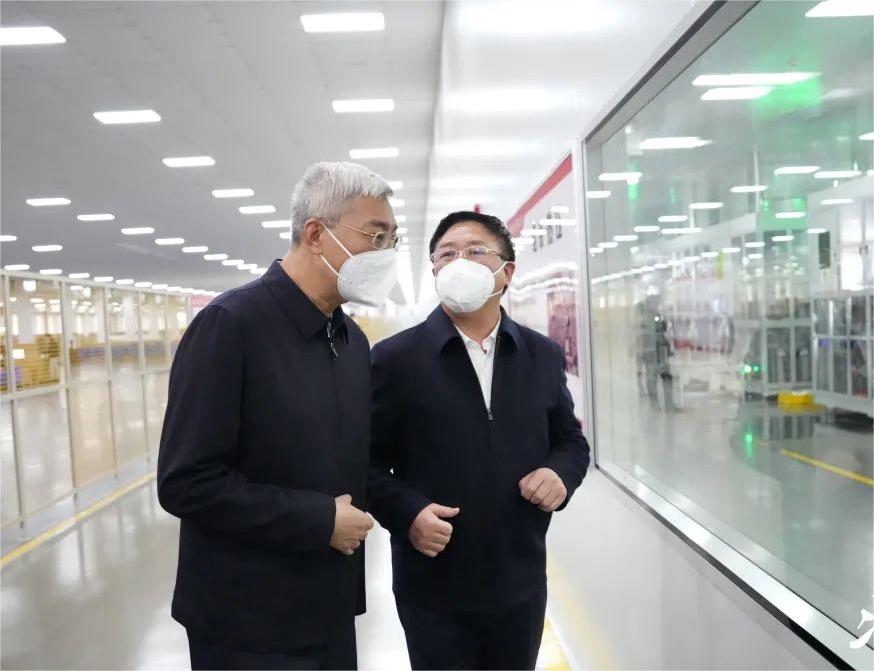 江西省委書記尹弘一行調(diào)研江西國軒